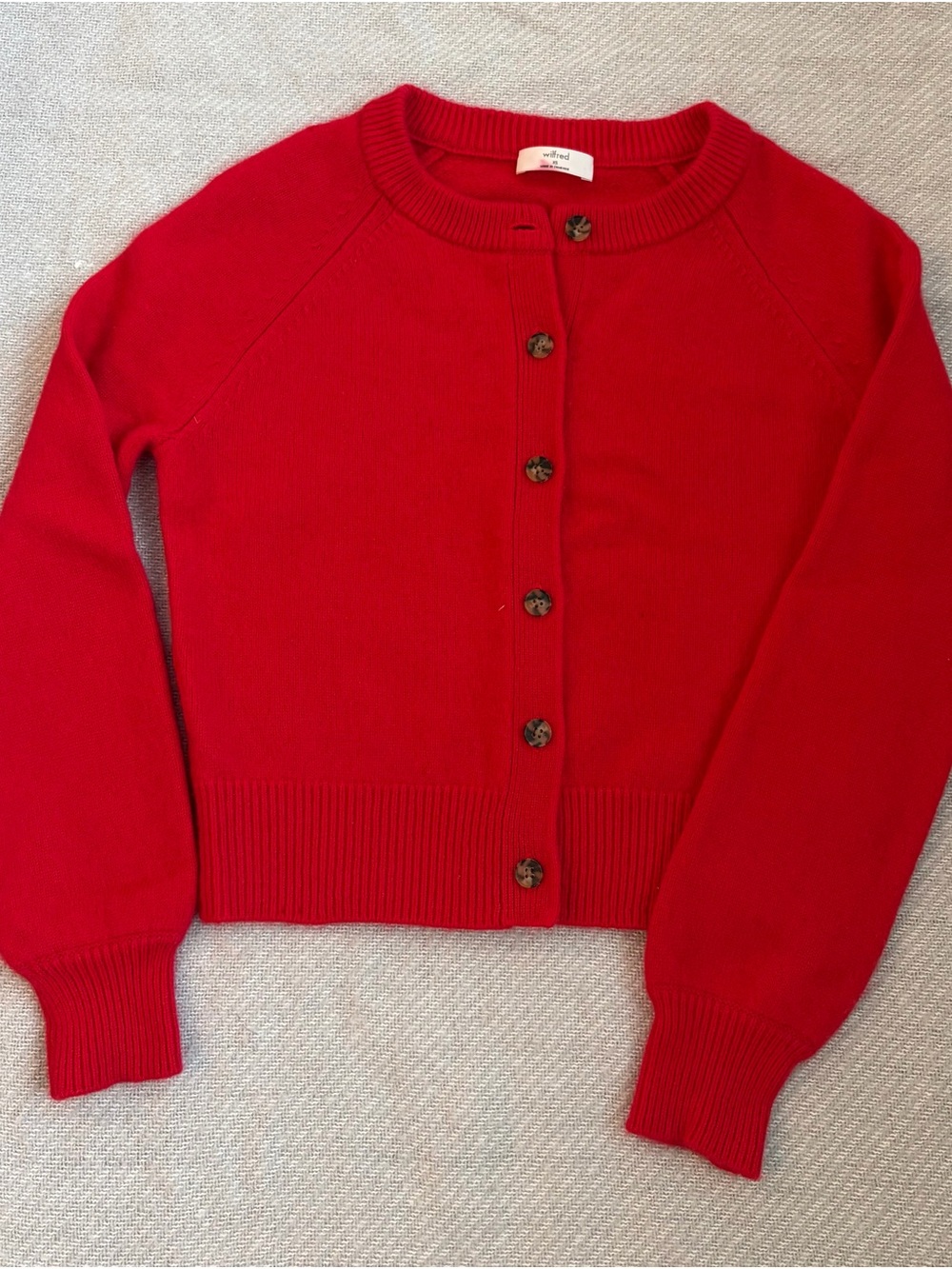 Aritzia Wilfred Essential Wool Cashmere London Cardigan - XS
